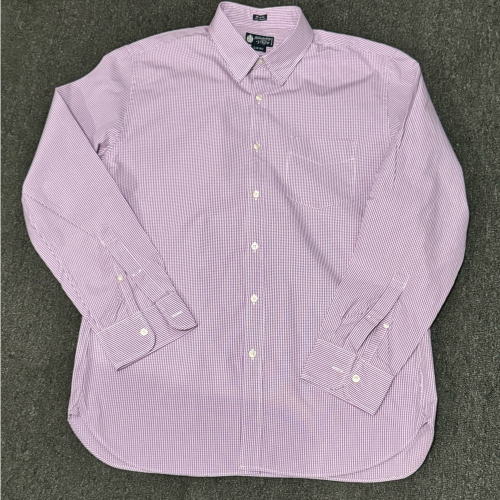 J. Crew Men’s Haberdashery Shirting Long Sleeve Button Up Shirt L (16-16.5)